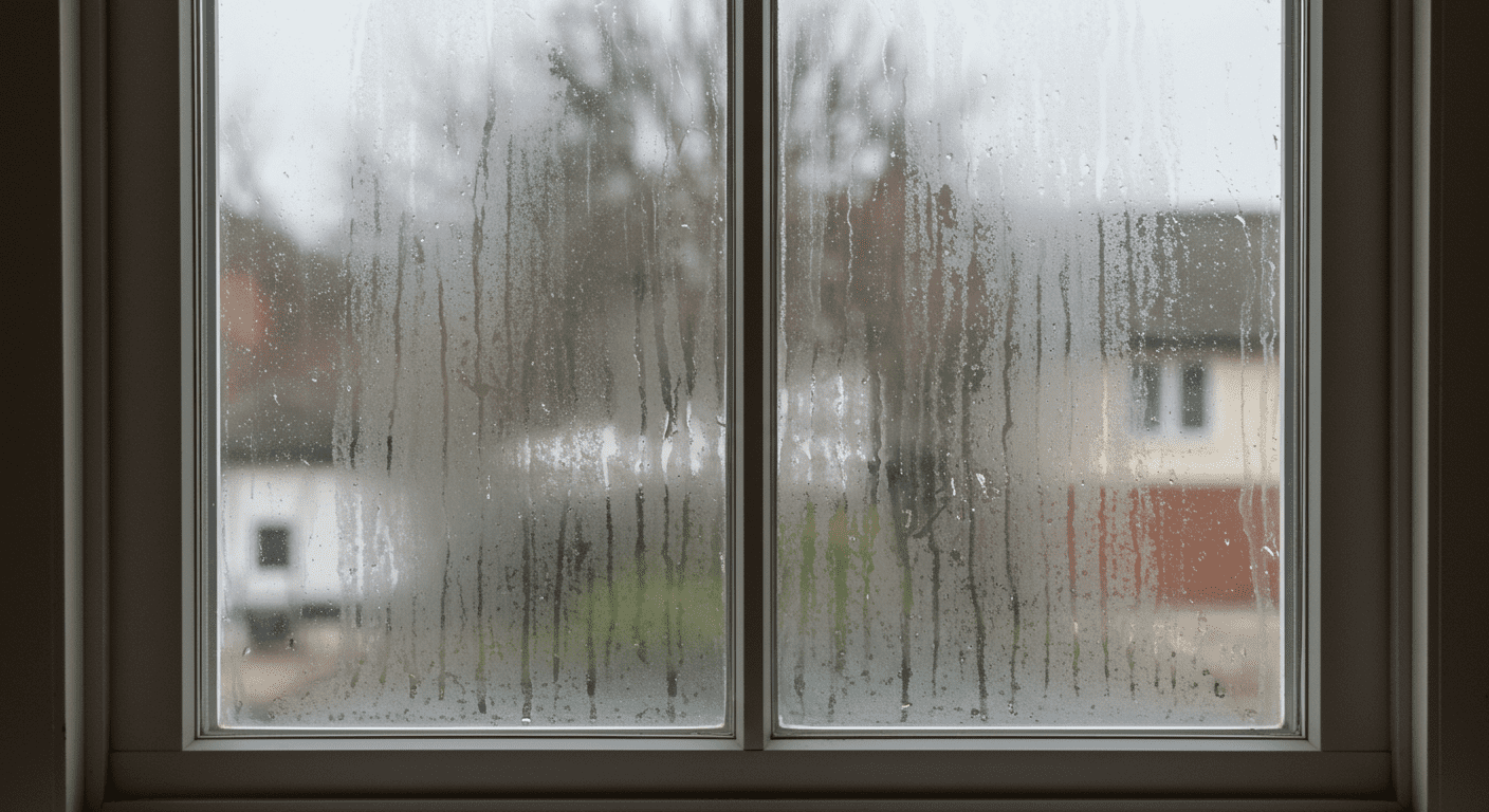 Condensation on Double Glazed Window